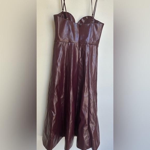 STAUD Abstract Midi Dress Size 8 - Picture 6 of 13